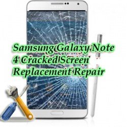 Samsung Galaxy Note 4 N9100 Cracked Screen Replacement Repair